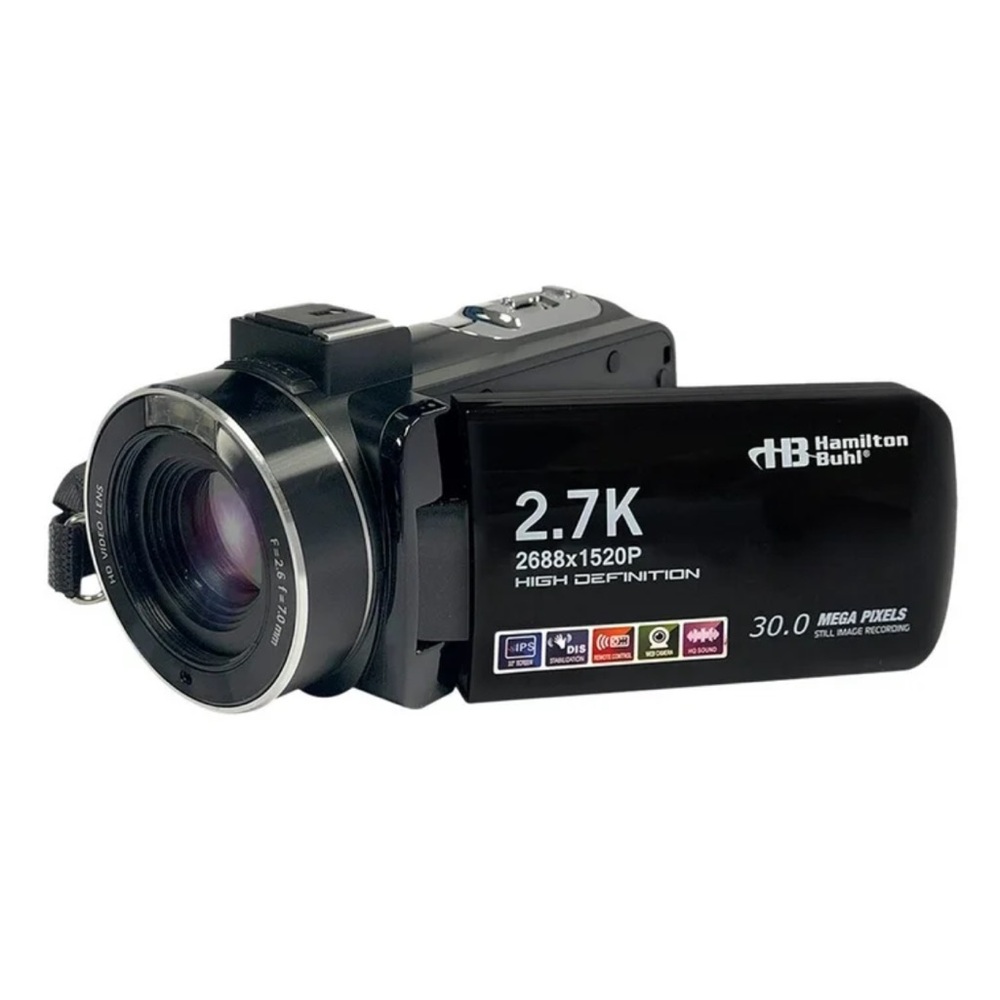Hamilton 2.7K Video Camcorder - Black and Silver